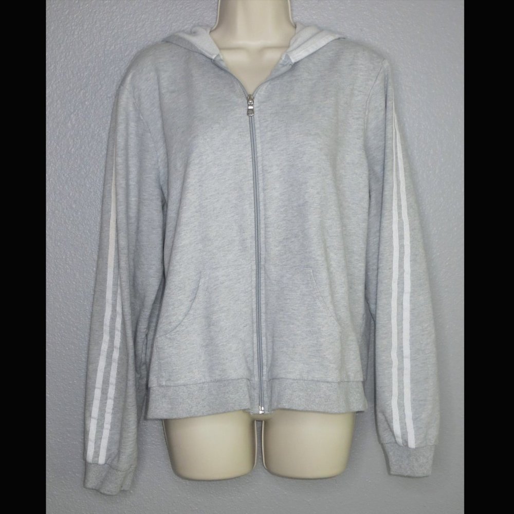 SJB Active Grey & White Zip Hoodie XL